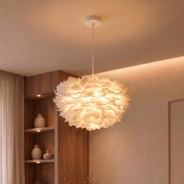 Brilagi - Hanglamp met kabel FEATHER 3xE27/40W/230V Ø 40 cm wit