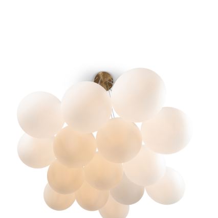 Brilagi - Hanglamp met kabel GLOBE 15xE14/15W/230V wit