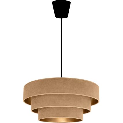 Brilagi - Hanglamp met kabel LUNETA 1xE27/60W/230V Ø 40 cm beige/goud