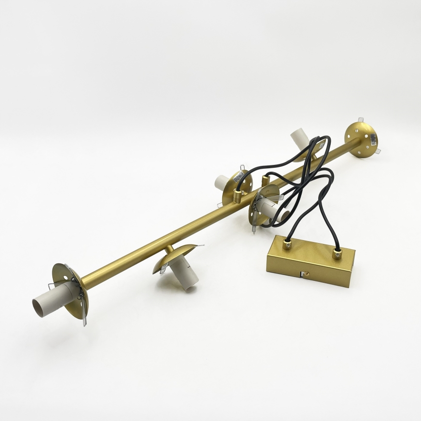 Brilagi - Hanglamp met kabel MALONY 6xE14/20W/230V goud