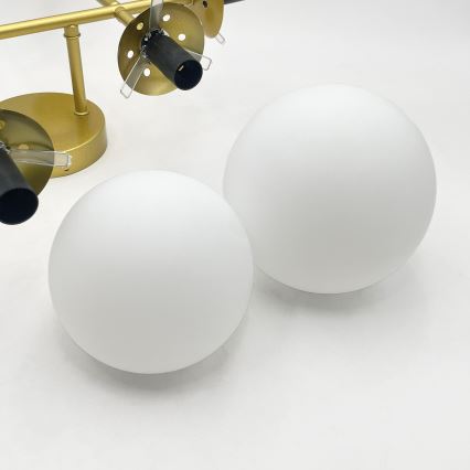 Brilagi - Hanglamp met kabel MALONY 6xE14/20W/230V goud