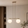 Brilagi - Hanglamp met kabel MILO 2xE27/60W/230V beige/goud