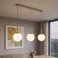 Brilagi - Hanglamp met kabel MILO 3xE27/60W/230V beige/goud