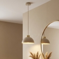 BRILAGI - Hanglamp met kabel MOON 1xE27/60W/230V Ø 18 cm beige/goud