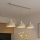 Brilagi - Hanglamp met kabel MOON 3xE27/60W/230V beige/goud