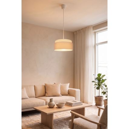 Brilagi - Hanglamp met kabel PADOVA 1xE27/60W/230V Ø 40 cm crème