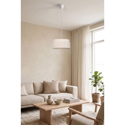 Brilagi - Hanglamp met kabel PADOVA 1xE27/60W/230V Ø 40 cm crème