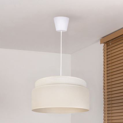 Brilagi - Hanglamp met kabel PADOVA 1xE27/60W/230V Ø 40 cm crème