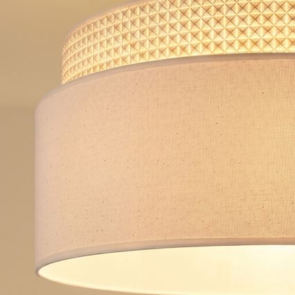 Brilagi - Hanglamp met kabel PADOVA 1xE27/60W/230V Ø 40 cm crème