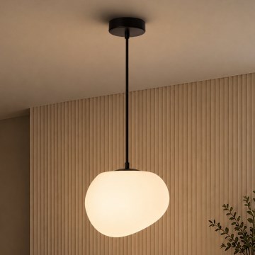 BRILAGI - Hanglamp met kabel PEBBLES 1xE27/40W/230V Ø 20 cm zwart