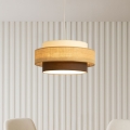 Brilagi - Hanglamp met kabel RESNA 1xE27/60W/230V Ø 40 cm beige/zwart