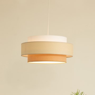 Brilagi - Hanglamp met kabel RESNA 1xE27/60W/230V Ø 40 cm crème/beige