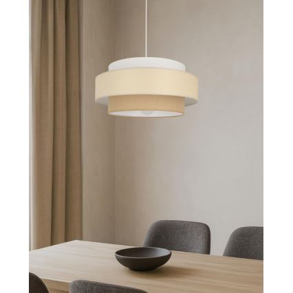 Brilagi - Hanglamp met kabel RESNA 1xE27/60W/230V Ø 40 cm crème/beige
