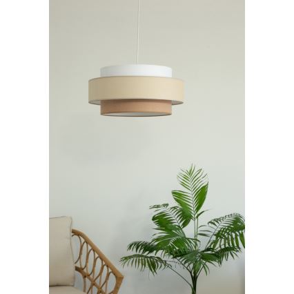Brilagi - Hanglamp met kabel RESNA 1xE27/60W/230V Ø 40 cm crème/beige