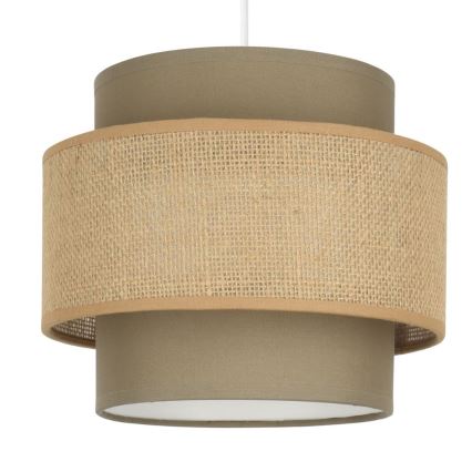 Brilagi - Hanglamp met kabel RESNA 3xE27/60W/230V Ø 45 cm bruin/beige
