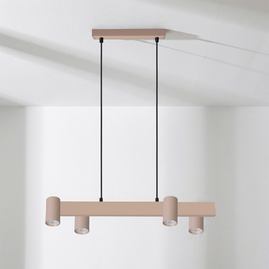 Brilagi - Hanglamp met kabel SELE 4xGU10/30W/230V beige