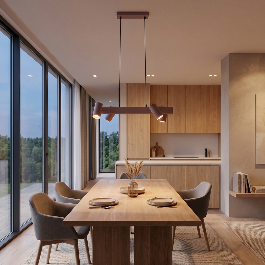 Brilagi - Hanglamp met kabel SELE 4xGU10/30W/230V beige