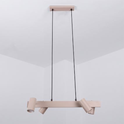 Brilagi - Hanglamp met kabel SELE 4xGU10/30W/230V beige