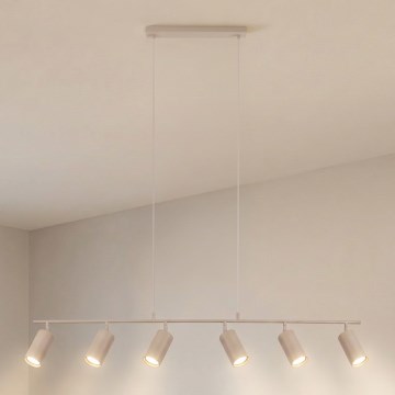 Brilagi - Hanglamp met kabel SELE 6xGU10/30W/230V beige