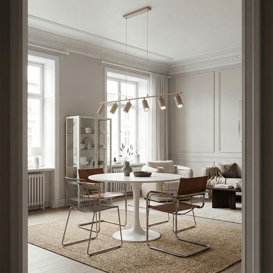 Brilagi - Hanglamp met kabel SELE 6xGU10/30W/230V beige