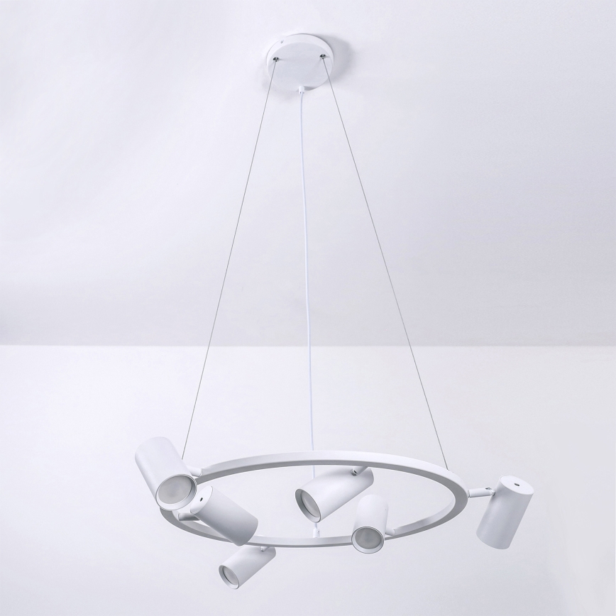 BRILAGI - Hanglamp met kabel SELE 6xGU10/30W/230V wit