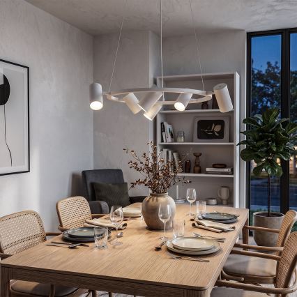 BRILAGI - Hanglamp met kabel SELE 6xGU10/30W/230V wit