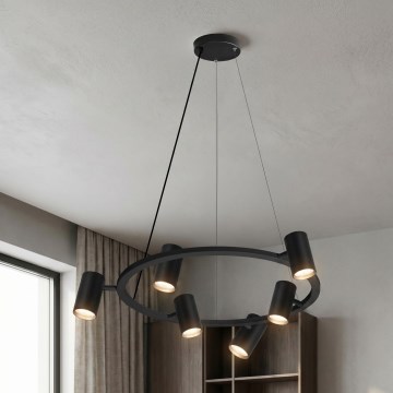 Brilagi - Hanglamp met kabel SELE 6xGU10/30W/230V zwart