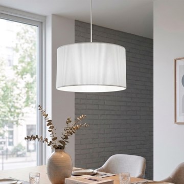 Brilagi - Hanglamp met kabel SIRIJA MODERN 1xE27/60W/230V Ø 35 cm wit