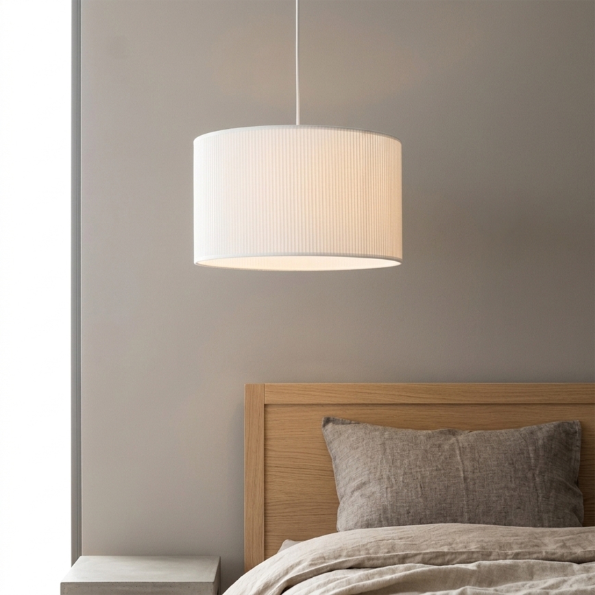 Brilagi - Hanglamp met kabel SIRIJA MODERN 1xE27/60W/230V Ø 35 cm wit