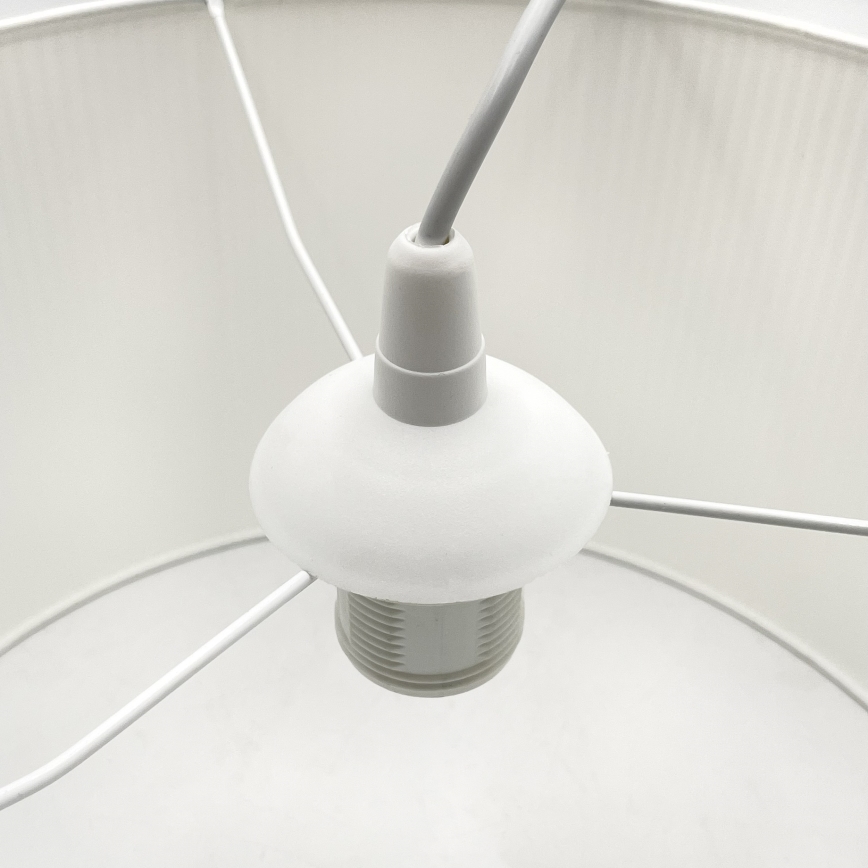 Brilagi - Hanglamp met kabel SIRIJA MODERN 1xE27/60W/230V Ø 35 cm wit