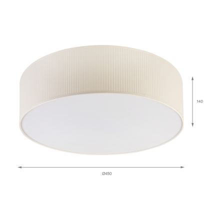 Brilagi - Hanglamp met kabel SIRIJA MODERN 1xE27/60W/230V Ø 35 cm wit