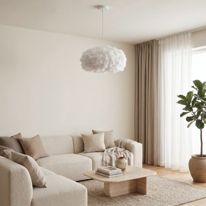 Brilagi - Hanglamp met kabel SOLEAIR 1xE27/60W/230V wit
