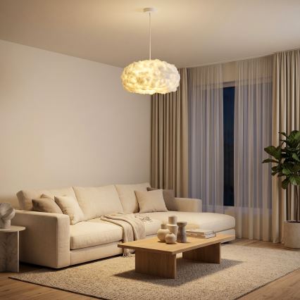 Brilagi - Hanglamp met kabel SOLEAIR 1xE27/60W/230V wit