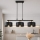 Brilagi - Hanglamp met kabel SPRING 3xE27/60W/230V zwart/goud