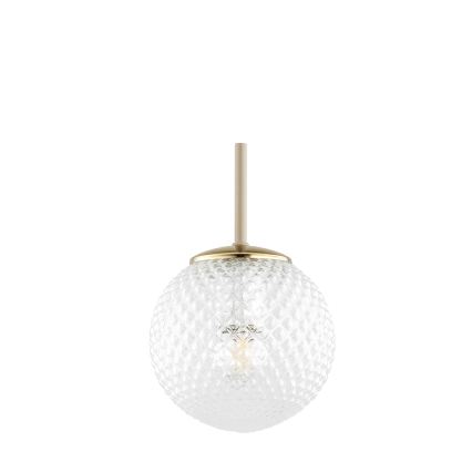 Brilagi - Hanglamp met kabel STELLA 1xE27/60W/230V diam. 15 cm beige/goud