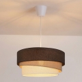 Brilagi - Hanglamp met kabel TRIO 1xE27/60W/230V Ø 40 cm bruin/beige/wit