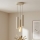 Brilagi - Hanglamp met kabel TUBE 3xGU10/15W/230V beige/goud