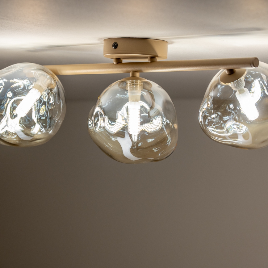 BRILAGI - Hanglamp met kabel VULCANO 1x G9/8W/230V Ø 15 cm beige/rookbeige