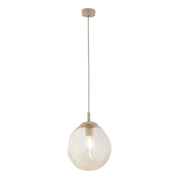 Brilagi - Hanglamp met kabel VULCANO 1xE27/15W/230V beige/rookbeige