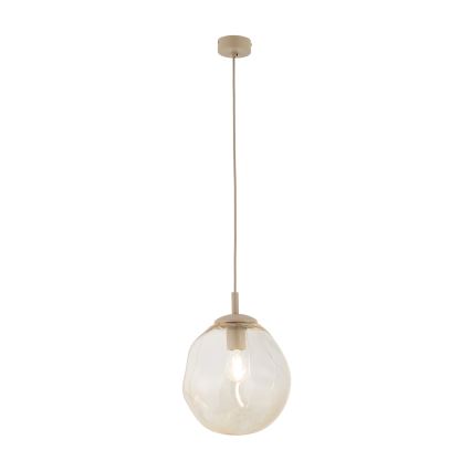 Brilagi - Hanglamp met kabel VULCANO 1xE27/15W/230V beige/rookbeige