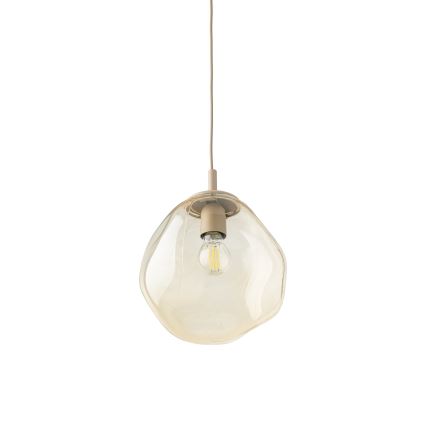 Brilagi - Hanglamp met kabel VULCANO 1xE27/15W/230V beige/rookbeige