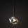 Brilagi - Hanglamp met kabel VULCANO 1xG9/8W/230V brons/gerookt beige