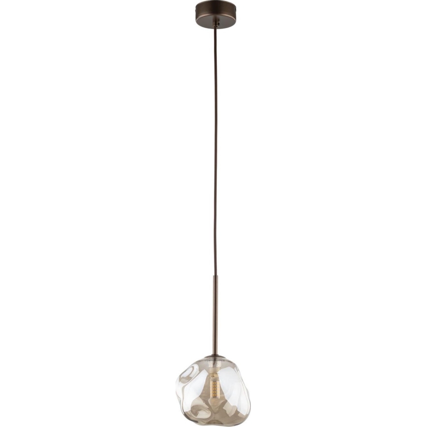 Brilagi - Hanglamp met kabel VULCANO 1xG9/8W/230V brons/gerookt beige