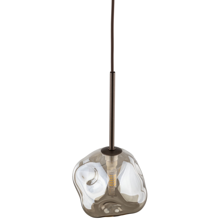 Brilagi - Hanglamp met kabel VULCANO 1xG9/8W/230V brons/gerookt beige