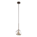 Brilagi - Hanglamp met kabel VULCANO 1xG9/8W/230V bruin/rookbeige