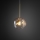 Brilagi - Hanglamp met kabel VULCANO 1xG9/8W/230V Ø 15 cm goud/gerookt beige