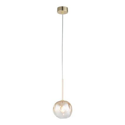 Brilagi - Hanglamp met kabel VULCANO 1xG9/8W/230V Ø 15 cm goud/gerookt beige