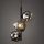 Brilagi - Hanglamp met kabel VULCANO 3xG9/8W/230V zwart/rookzwart