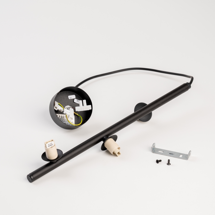 BRILAGI - Hanglamp met kabel VULCANO 3xG9/8W/230V zwart/rookzwart