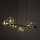 Brilagi - Hanglamp met kabel VULCANO 7xG9/8W/230V brons/rookbeige